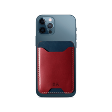 Scarlet Red CardSafe Leather Phone Wallet